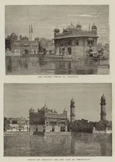 The Golden Temple of Umritsur (engraving) The Golden Temple of Umritsur (engraving)