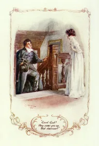 Rector Gallery: Good God! How came you up that staircase? 1907 (illustration)