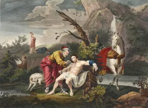 The Good Samaritan, illustration from Hogarth Restored The Good Samaritan, illustration from Hogarth Restored