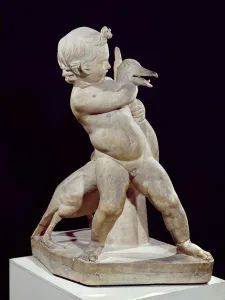 The Goose child, replica of an Hellenistic original attributed to Boethos (3rd BC The Goose child, replica of an Hellenistic original attributed to Boethos (3rd BC