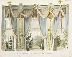 Images Dated 29th December 2011: Gothic window, plate 157 from Ackermanns Repository of Arts
