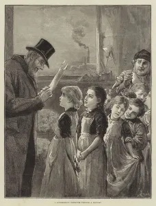 A Government Inspector visiting a Factory (engraving) A Government Inspector visiting a Factory (engraving)