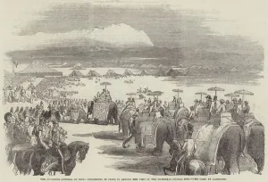 The Governor-General of India proceeding in State to return the Visit of the Maharaja The Governor-General of India proceeding in State to return the Visit of the Maharaja