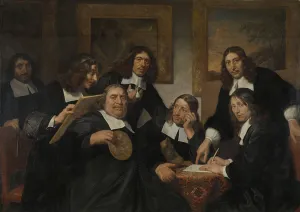 The Governors of the Guild of Saint Luke, Haarlem, 1675 (oil on canvas) The Governors of the Guild of Saint Luke, Haarlem, 1675 (oil on canvas)