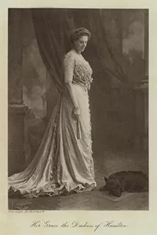 Her Grace the Duchess of Hamilton (b / w photo)