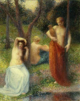 The Three Graces; Les Trois Graces, 1917 (oil on canvas)