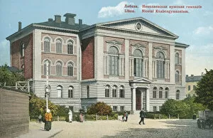 Grammar School, Liepaja, Latvia (colour photo)