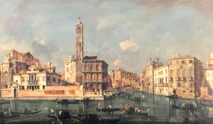 Grand Canal: San Geremia and the Entrance to the Canneregio (oil on canvas) Grand Canal: San Geremia and the Entrance to the Canneregio (oil on canvas)