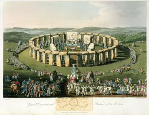 Grand Conventional Festival of the Britons, aquatinted and pub Grand Conventional Festival of the Britons, aquatinted and pub