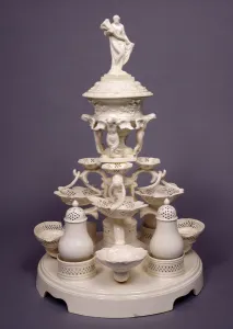 Grand Plat de Menage or, table centrepiece, Leeds Pottery, c.1780 (creamware) Grand Plat de Menage or, table centrepiece, Leeds Pottery, c.1780 (creamware)
