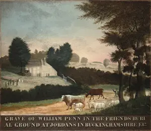The Grave of William Penn, 1847 (oil on canvas) The Grave of William Penn, 1847 (oil on canvas)