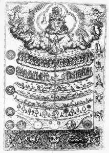 The Great Chain of Being from Retorica Christiana by Didacus Valades, printed in 1579 The Great Chain of Being from Retorica Christiana by Didacus Valades, printed in 1579