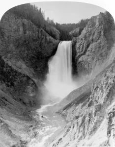 Great Falls of the Yellowstone, 360 feet, c.1883 (b/w photo) Great Falls of the Yellowstone, 360 feet, c.1883 (b/w photo)