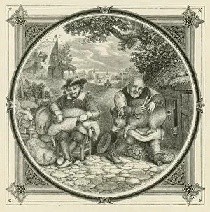 Great cry and little wool (engraving)