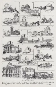 Austrians Gallery: Some great observatories (litho)