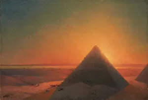 Great Pyramid Gallery: The Great Pyramid at Giza, 1878 (oil on canvas)