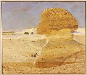 The Great Sphinx at Gizeh, 1862 (w/c on paper) The Great Sphinx at Gizeh, 1862 (w/c on paper)