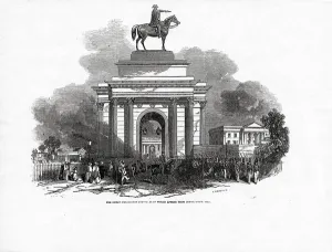 The Great Wellington Statue as it would appear from Constitution Hill, published The Great Wellington Statue as it would appear from Constitution Hill, published