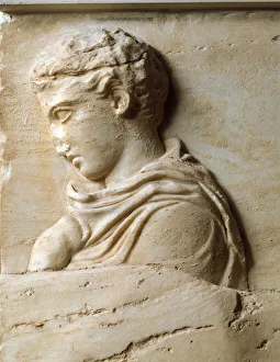 Greek art: ' young man's head ' frieze of the parthenon Greek art: ' young man's head ' frieze of the parthenon