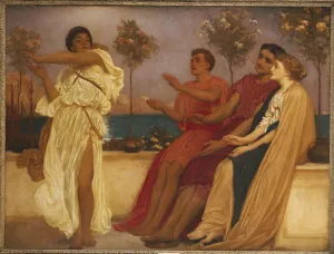 Clapping Gallery: Greek Girl Dancing (oil on canvas)