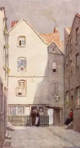 Back of Green Dragon Tavern, St Andrew's Hill, 1890 (colour litho) Back of Green Dragon Tavern, St Andrew's Hill, 1890 (colour litho)