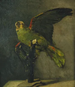 The Green Parrot; Le Perroquet Vert, 1885 (oil on canvas laid on panel) The Green Parrot; Le Perroquet Vert, 1885 (oil on canvas laid on panel)