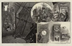 Greenwich Observatory Illustrated (engraving) Greenwich Observatory Illustrated (engraving)