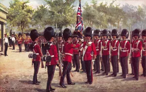 Wellington Barracks Gallery: Grenadier Guards (colour litho)