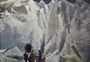 Grindelwald, Entree De La Grotte De Glace (colour photo) Grindelwald, Entree De La Grotte De Glace (colour photo)