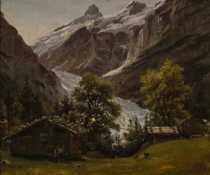 Grindelwald, Switzerland, 1835 (oil on board) Grindelwald, Switzerland, 1835 (oil on board)