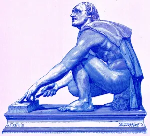 The Grinder, illustration from History of Rome by Victor Duruy, published 1884 (digitally enhanced image) The Grinder, illustration from History of Rome by Victor Duruy, published 1884 (digitally enhanced image)