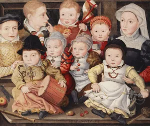 Group Portrait of Children, 1565 (oil on canvas) Group Portrait of Children, 1565 (oil on canvas)