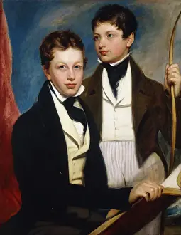 A Group Portrait of the Musgrave Morris Boys, one Seated half-length in a Dark Jacket A Group Portrait of the Musgrave Morris Boys, one Seated half-length in a Dark Jacket