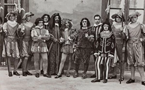 In Costume Gallery: Group portrait in Renaissance clothes, Florence, Italy, 1925-1935