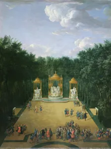 The Groves of the Baths of Apollo in the Gardens of Versailles, 1713 (oil on canvas) The Groves of the Baths of Apollo in the Gardens of Versailles, 1713 (oil on canvas)