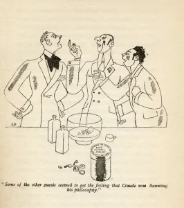 Some of the other guests seemed to get the feeling that Claude was flaunting his Some of the other guests seemed to get the feeling that Claude was flaunting his