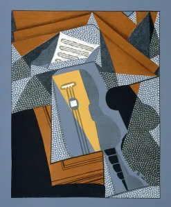 The Guitar, illustration for the poem Au soleil du plafond The Guitar, illustration for the poem Au soleil du plafond