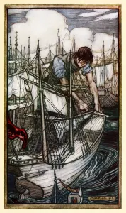 Gulliver seizes the enemy's fleet from Part I Gulliver seizes the enemy's fleet from Part I