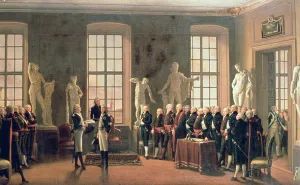 Gustav IV Adolfs visit to the Academy of Fine Arts in 1797 Gustav IV Adolfs visit to the Academy of Fine Arts in 1797