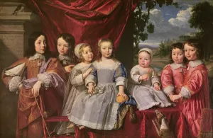 The Habert de Montmort Children, 1649 (oil on canvas) The Habert de Montmort Children, 1649 (oil on canvas)