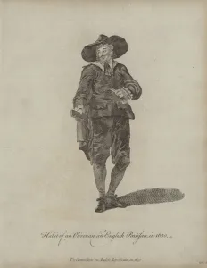 Habit of an Oliverian and English Partisan in 1650 (engraving) Habit of an Oliverian and English Partisan in 1650 (engraving)