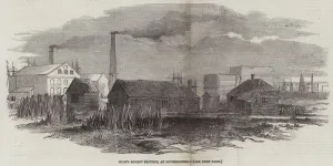 Hale's Rocket Factory, at Rotherhithe (engraving) Hale's Rocket Factory, at Rotherhithe (engraving)