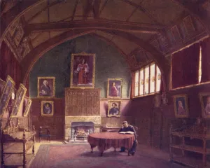 Hall of Barnard's Inn, Holborn, 1886 (colour litho) Hall of Barnard's Inn, Holborn, 1886 (colour litho)