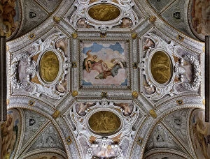 Zeus Gallery: Hall of the Council of Gods: ceiling (fresco)