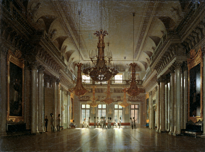 The Hall of the Field Marshal in the Winter Palace (oil on canvas) The Hall of the Field Marshal in the Winter Palace (oil on canvas)