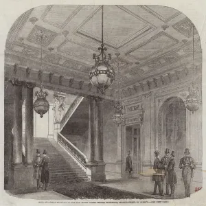Hall and Great Staircase of the New Junior United Service Club-House, Charles-Street, St James's (engraving) Hall and Great Staircase of the New Junior United Service Club-House, Charles-Street, St James's (engraving)