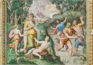 Hall of Latona: the Goddess, Rocca dei Rossi, San Secondo, Parma, Italy, detail of 2384739 Hall of Latona: the Goddess, Rocca dei Rossi, San Secondo, Parma, Italy, detail of 2384739