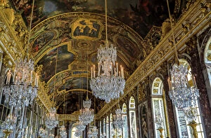 Palace Of Versailles Collection: Hall of Mirrors, Palace of Versailles (photo)