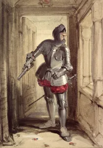 Hamilton of Bothwellhaugh about to shoot the Regent Murray (w/c on paper) Hamilton of Bothwellhaugh about to shoot the Regent Murray (w/c on paper)