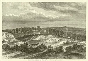 Hampstead Heath in 1840, from a drawing by Constable (engraving)